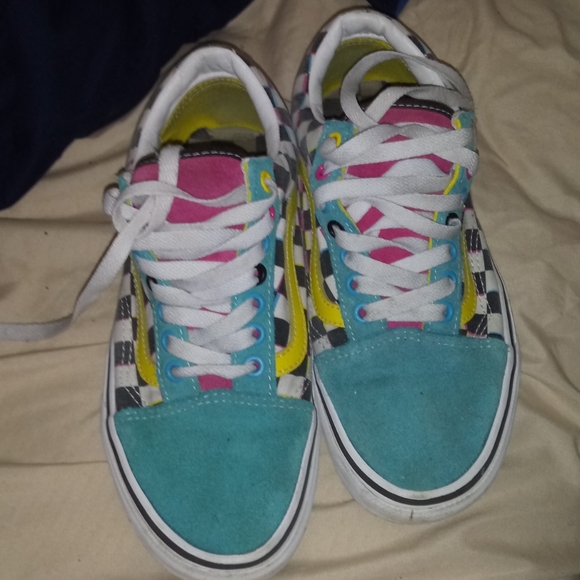 colorful vans sneakers